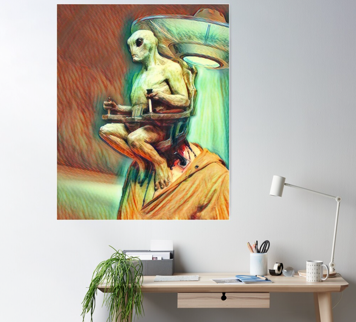 Alien Mind Control Poster