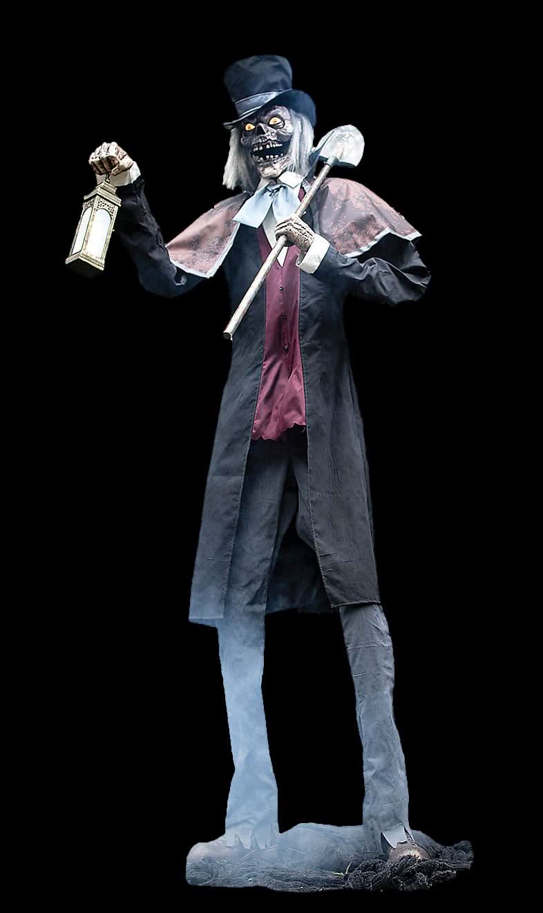 8' "Graveyard Host" Animatronic Decoration