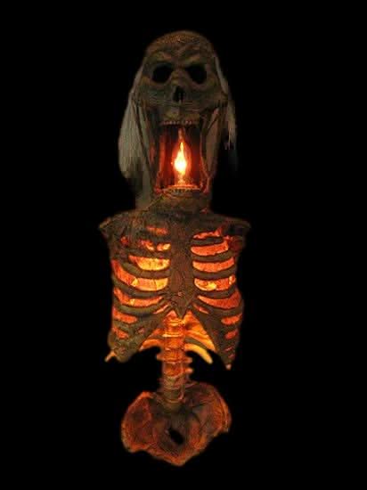 "Lighted Torso Of Terror" Hanging Haunted House Decoration