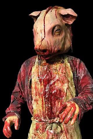 "Pig Head Butcher" Professional Full Body Halloween Prop