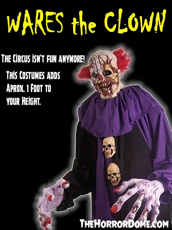 "Wares The Clown" HD Studios Costume