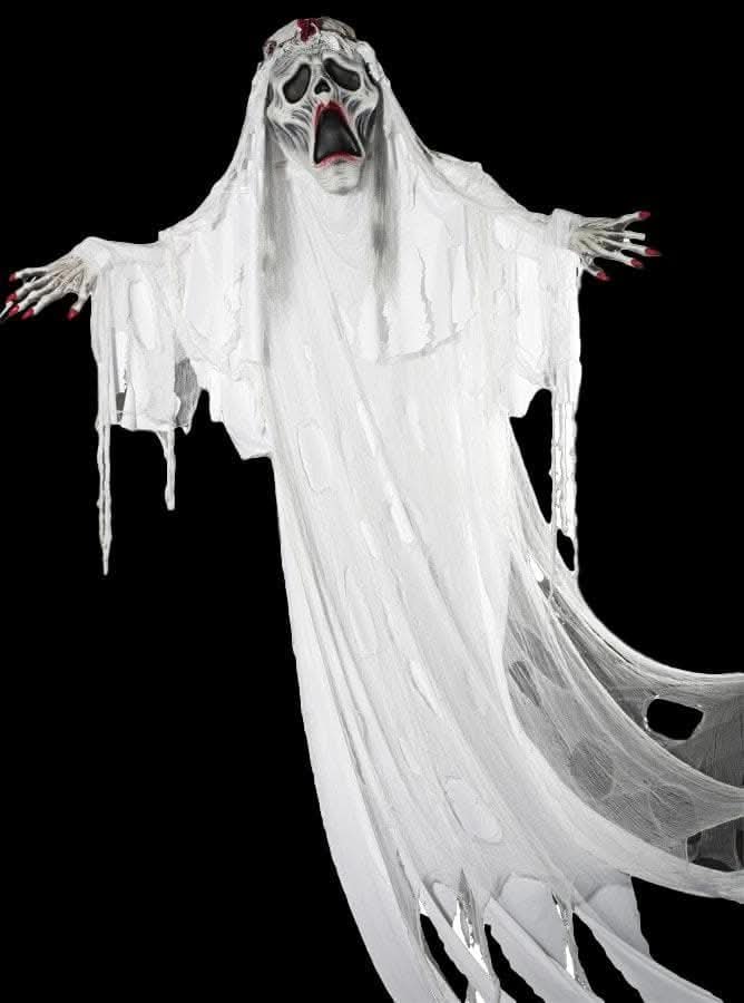  12' "Ghost Bride" Hanging Halloween Decoration