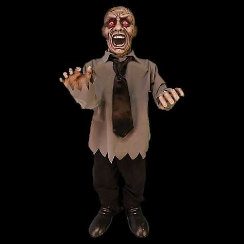  36" Twisting Zombie Animated Halloween Prop