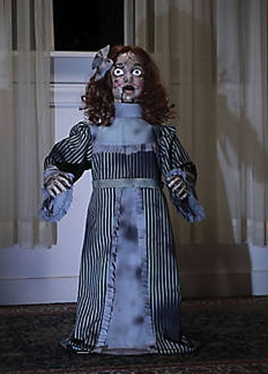  36"Vintage Doll Animatronic Decoration