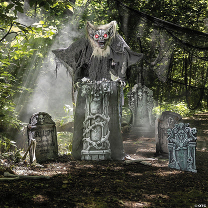  NEW FOR 2025 Light-Up Gargoyle Animatronic Decoration