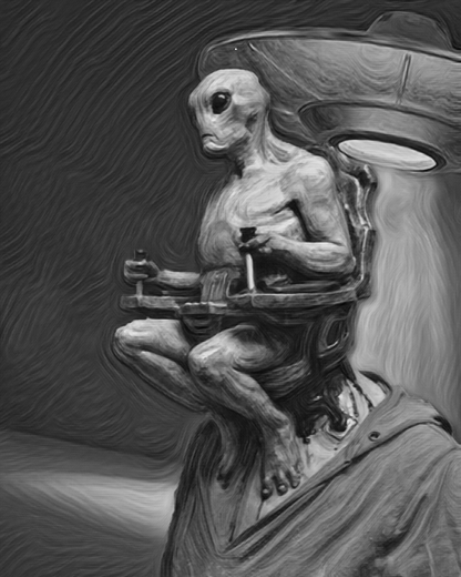  Alien Mind Control Poster