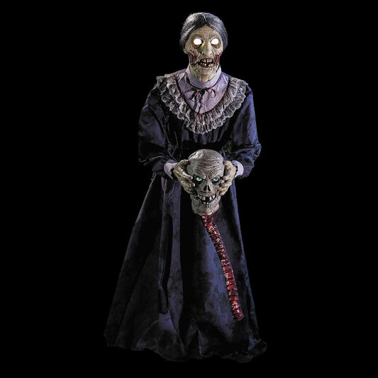  NEW FOR 2025 Light-Up Skeleton Zombie Couple Animatronic Decoration