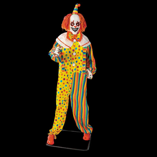  NEW FOR 2025 Multicolor Clown Animatronic Decoration