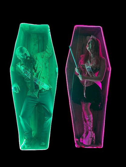  "Glow Coffin" Professional Halloween Prop
