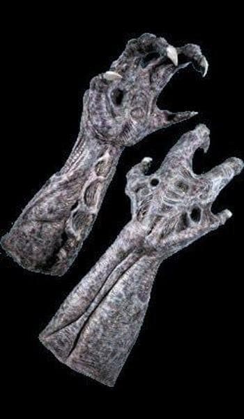  "Alien Latex Hands" Halloween Costume Gloves