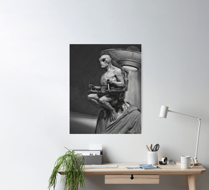  Alien Mind Control Poster