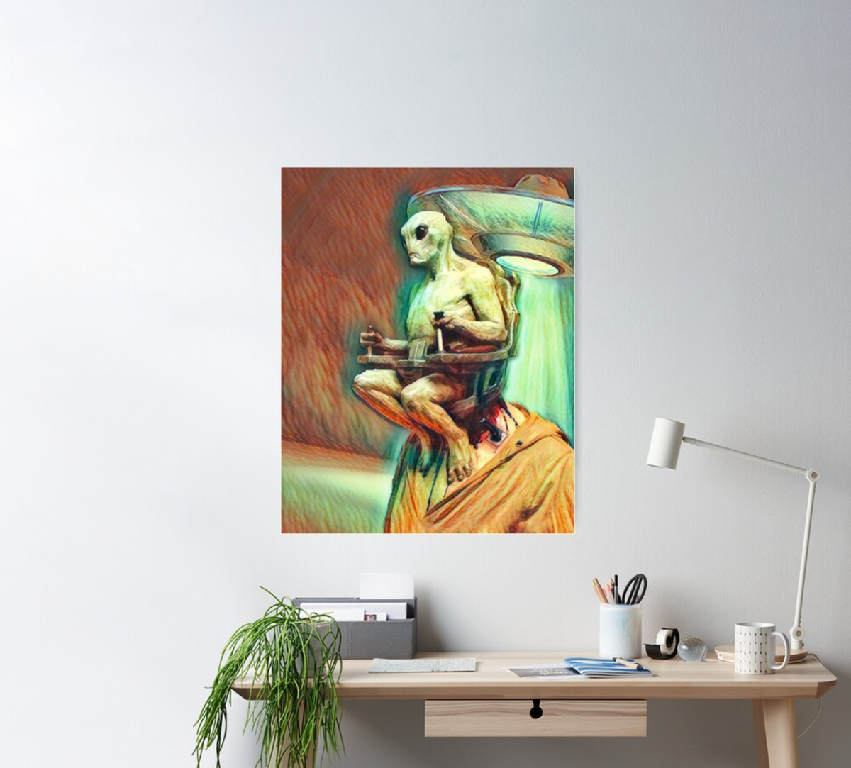 Alien Mind Control Poster