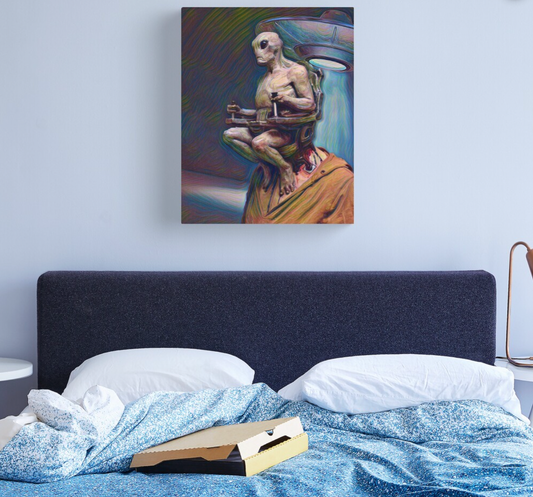  Area 51 Alien Canvas Print
