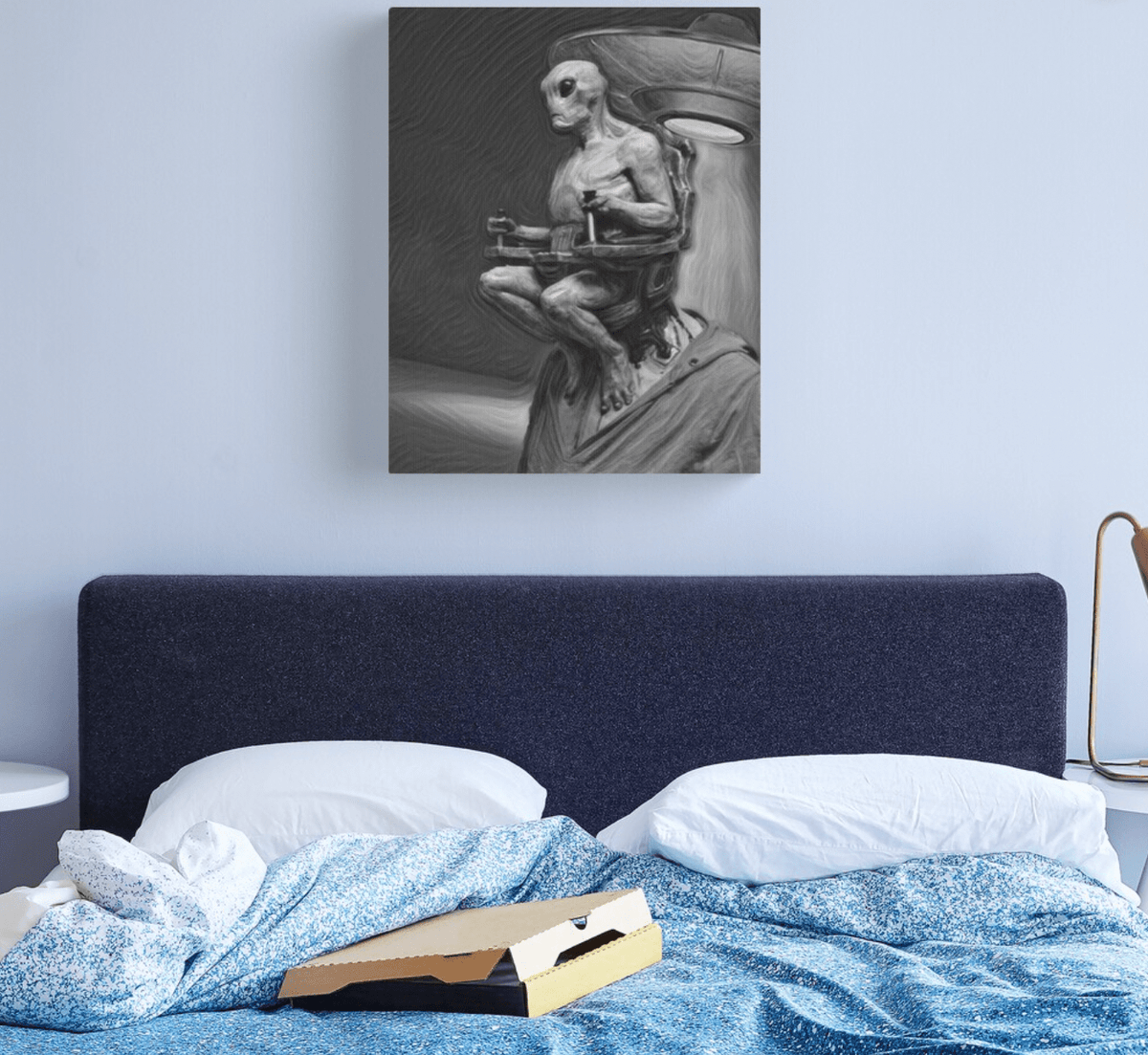  Area 51 Alien Canvas Print