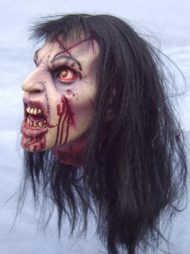  "Bloody Marie Severed Head" HD Studios Halloween Prop