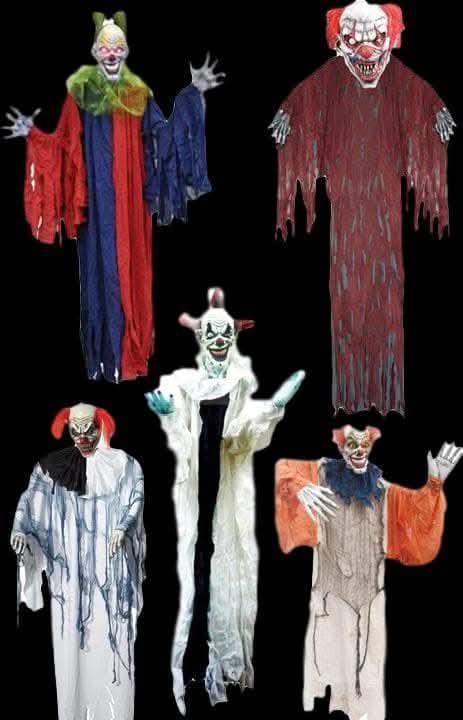  "Clown" Hanging Halloween Decorations - Package Deal