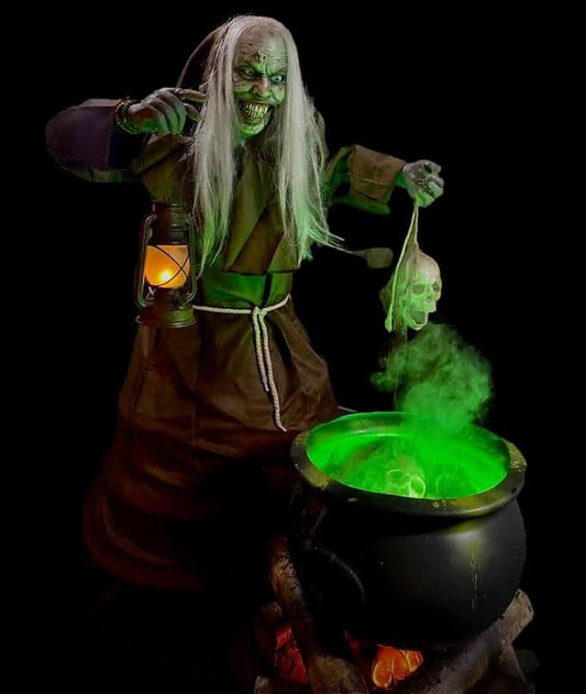  Curse Of The Skull Witch Animatronic Decoration