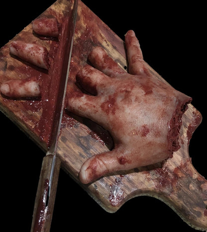 "Cutting Board Accident" Halloween Prop