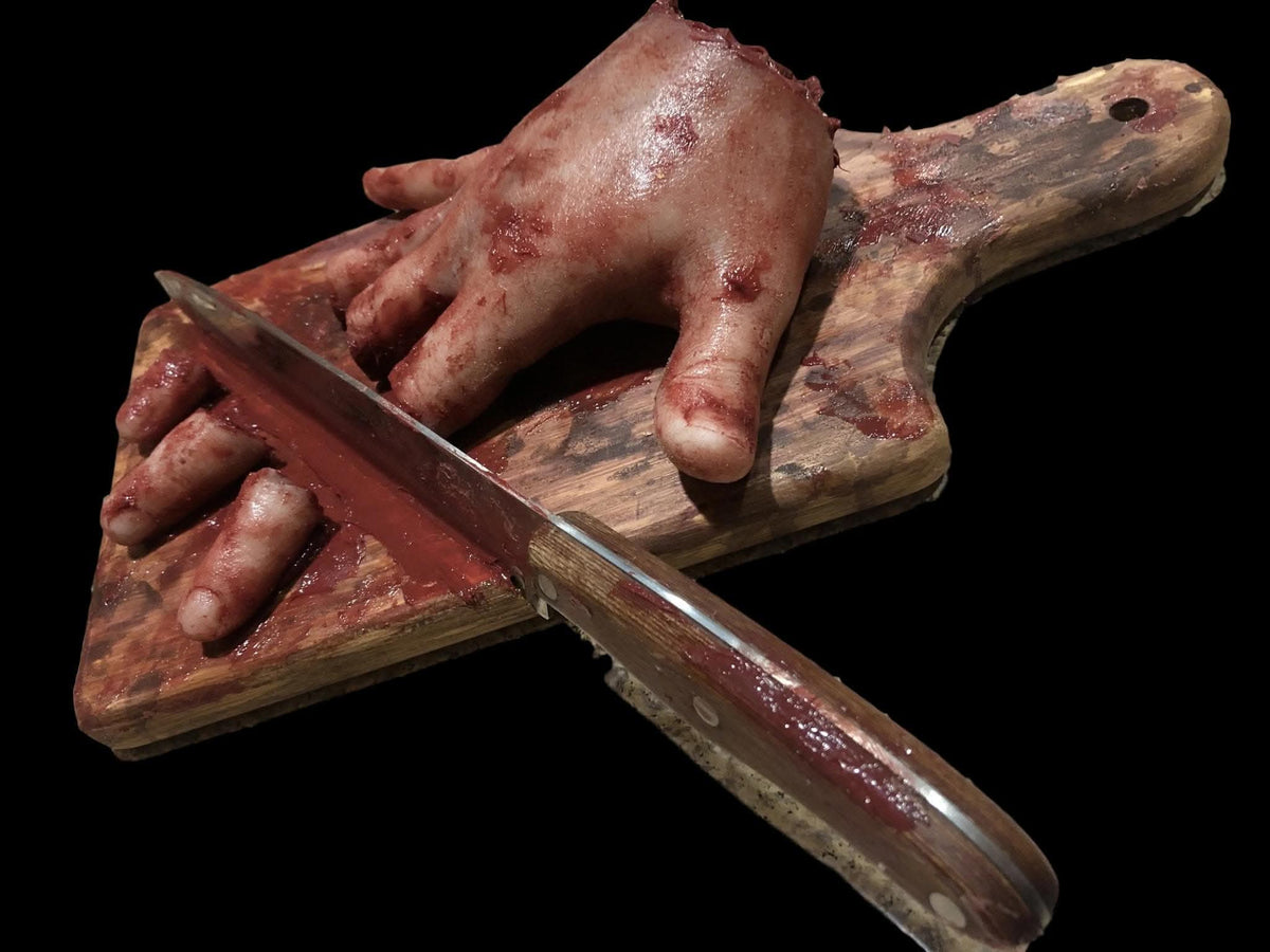  "Cutting Board Accident" Halloween Prop