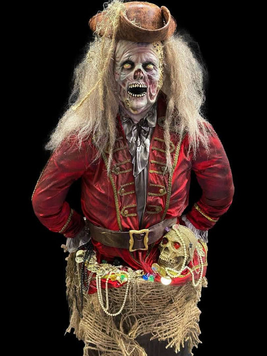  "Drunken Jack" Zombie Pirate Halloween Animatronic