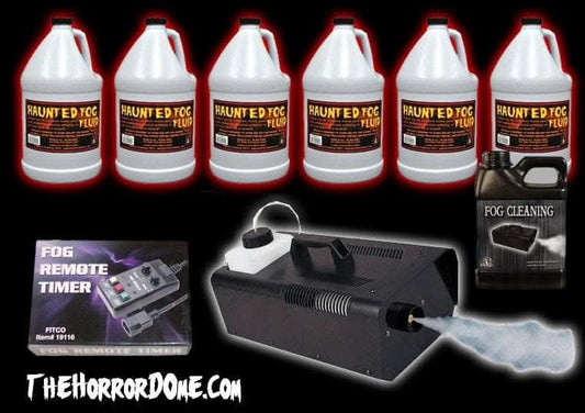  "Fog Machine With Juice, Cleaning Fluid And Timer" Special Effects Combo Package