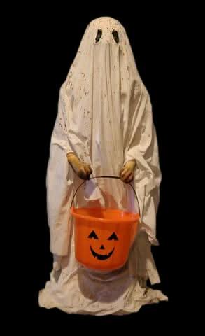  "Ghostie Little Trick-Or-Treater" Professional Full Body Halloween Prop