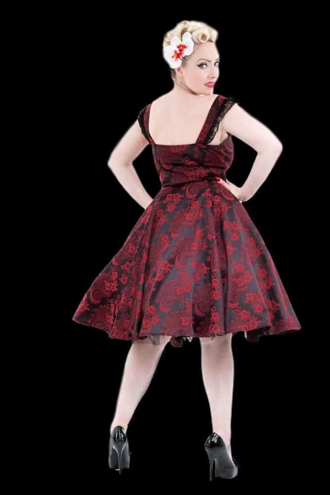  "Gothic Ghoul Dress In Red" HD Hollywood Costume