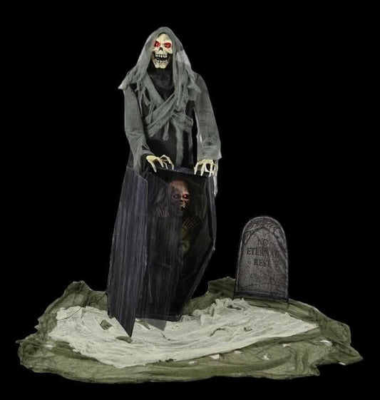  "Graveyard Reaper" Electric Animated Halloween Prop