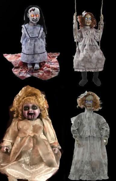  "Haunted Dolls" Halloween Props - Package Deal