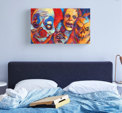  Horror Faces Canvas Print