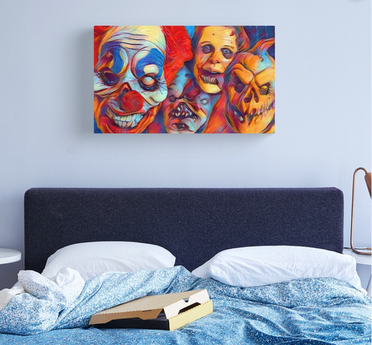  Horror Faces Canvas Print