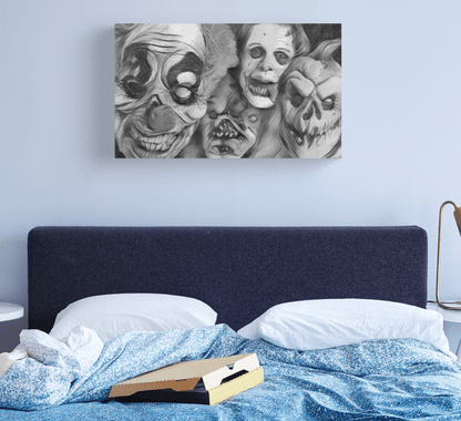  Horror Faces Canvas Print