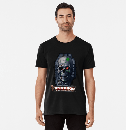  HorrorDome Zombie Skull Premium T-Shirt