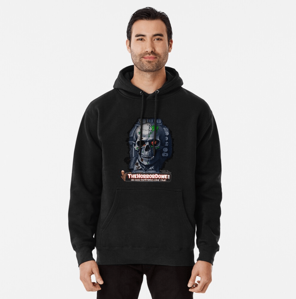  HorrorDome Zombie Skull Pullover Hoodie