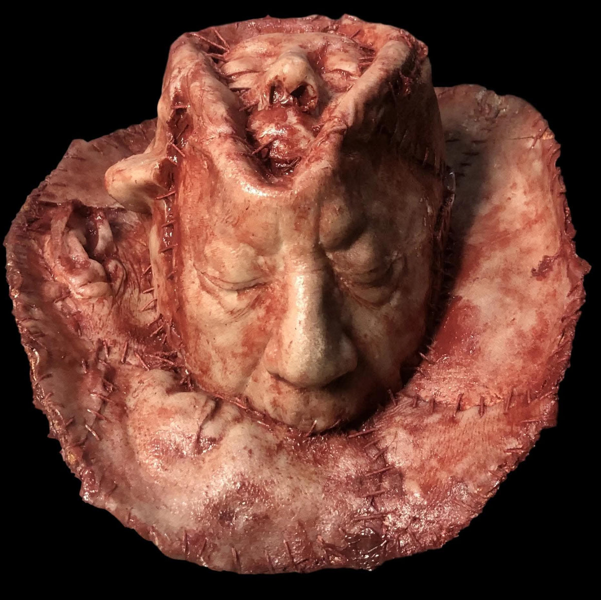  "Human Skin Hat" Halloween Costume Prop