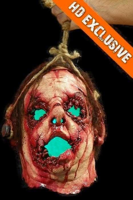  "Jack The Lantern" Lighted Severed Head Halloween Prop