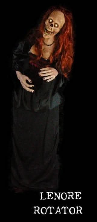  "Lenore Rotator" Zombie Halloween Animatronic