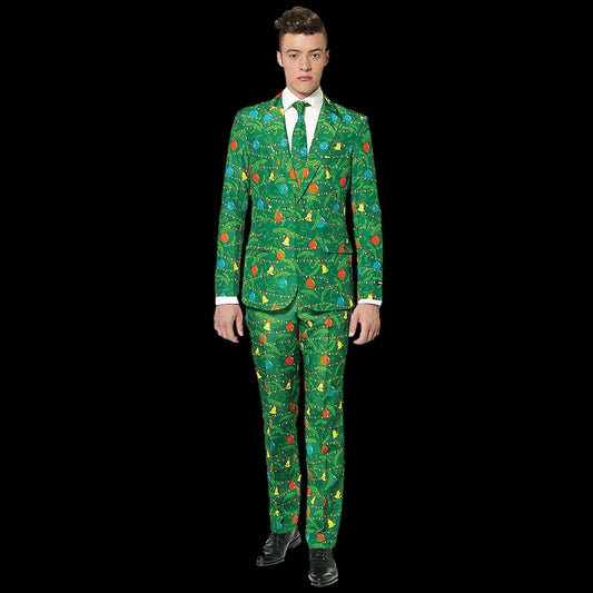  Men’s Green Christmas Tree Suit