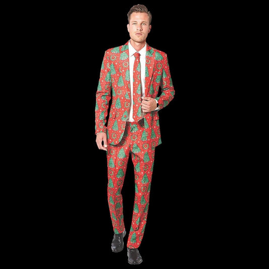  Men’s Red Christmas Suit
