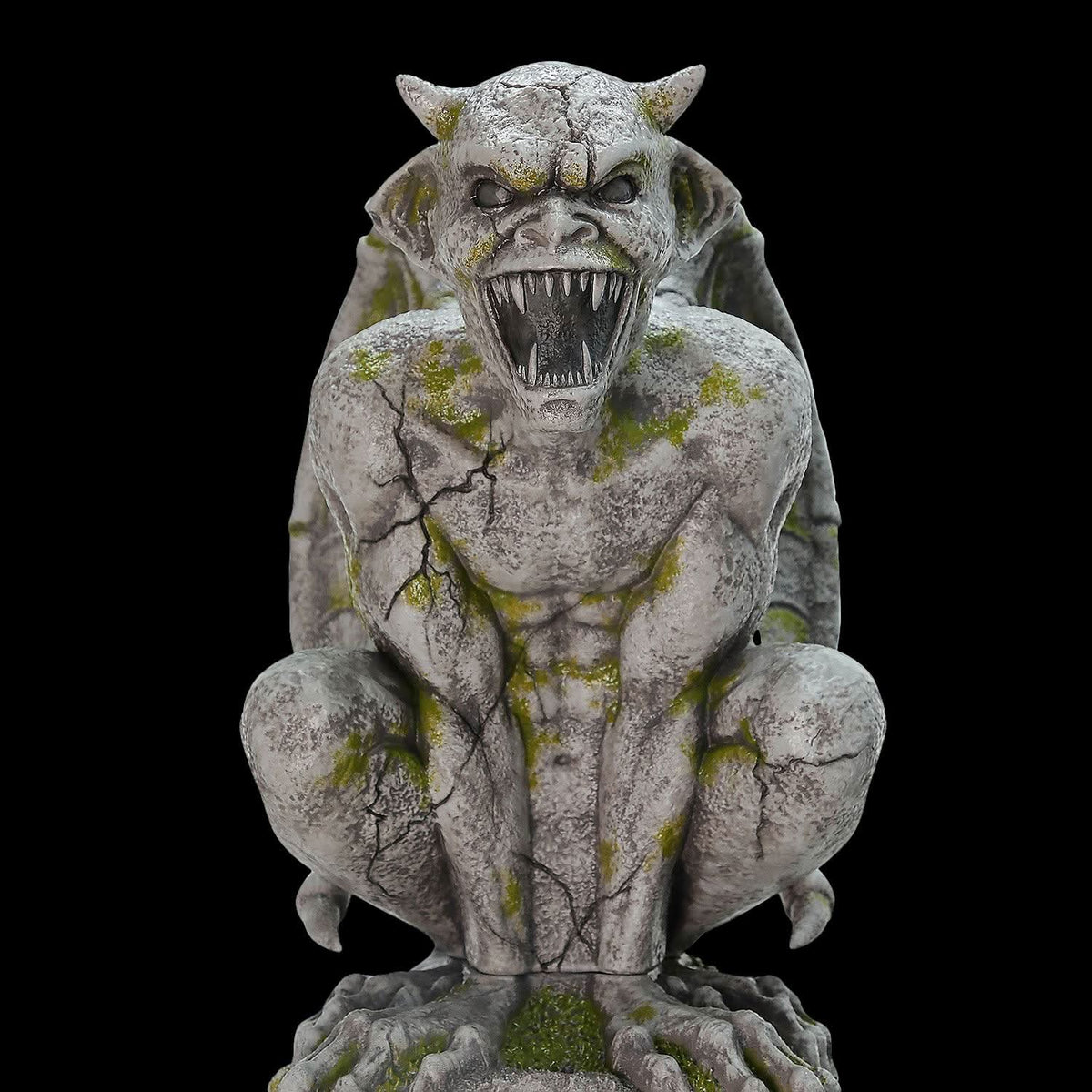  Oversized Gargoyle Pillar Animatronic Decoration