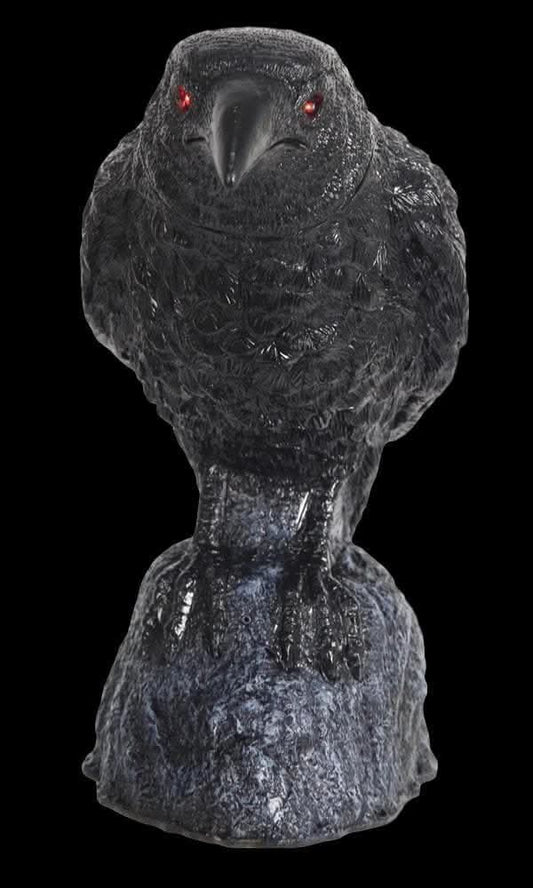  "Raven With Turning Head" Animated Halloween Prop