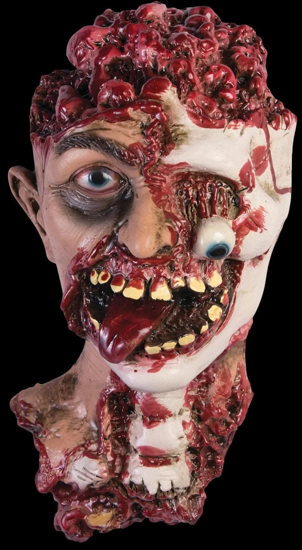  "Rotted Zombie Head" HD Studios Bloody Halloween Prop