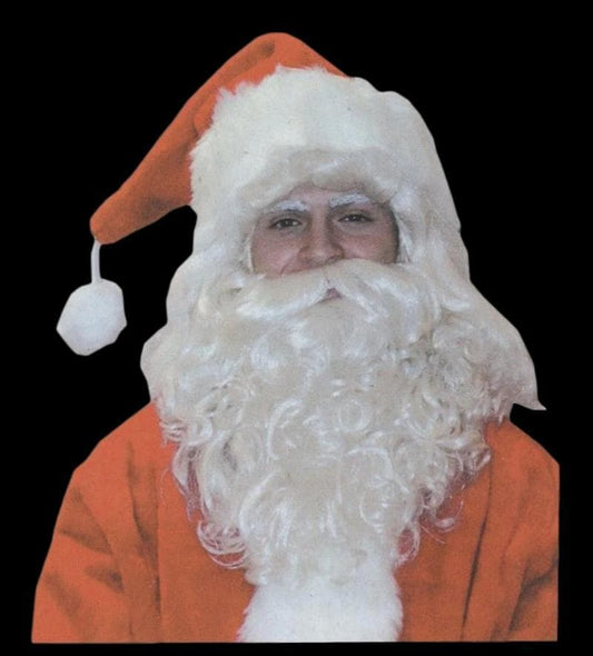  "Santa Wig And Beard" Christmas Costume Accessory