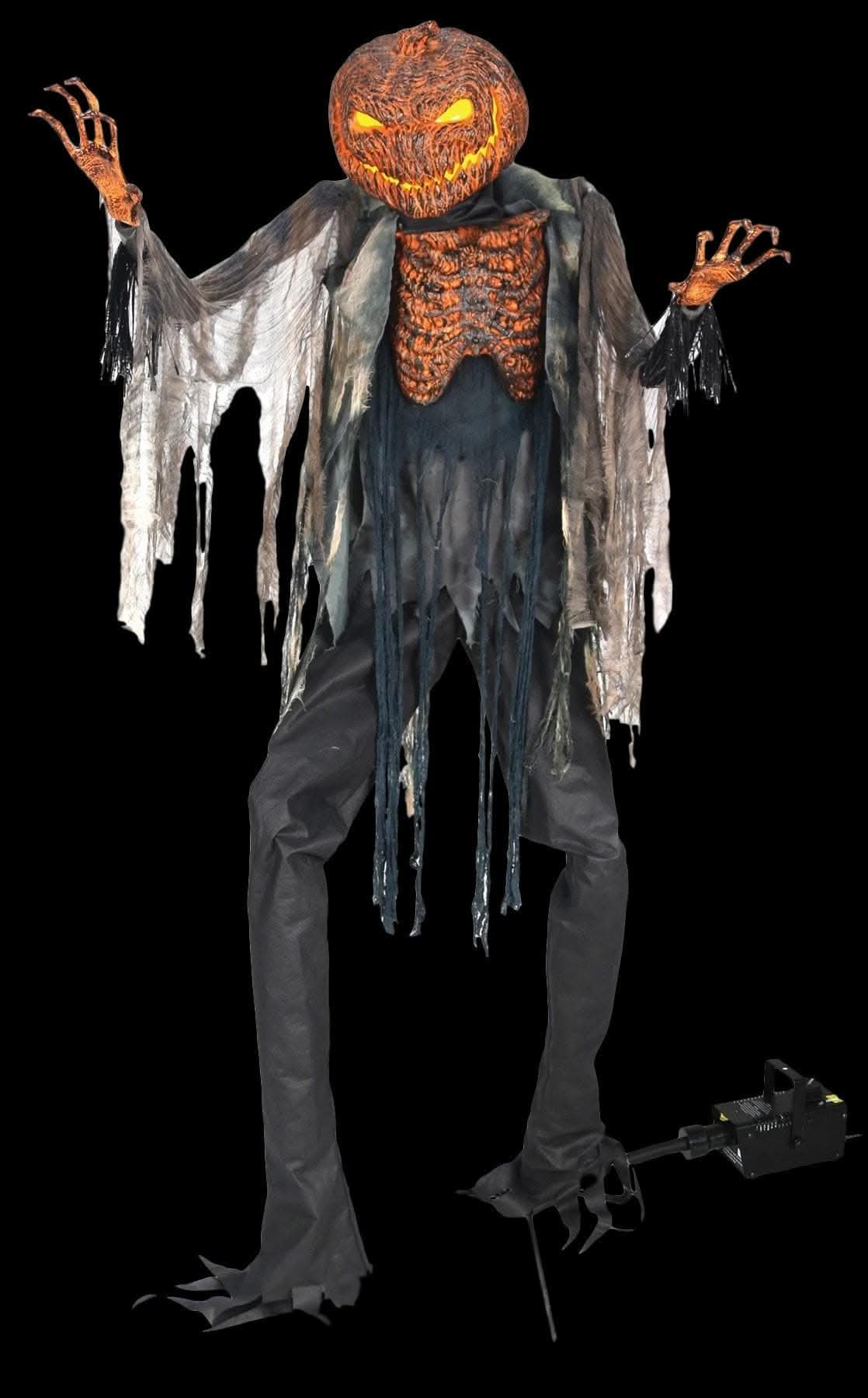  "Scorched Scarecrow" Halloween Prop With Fog Machine