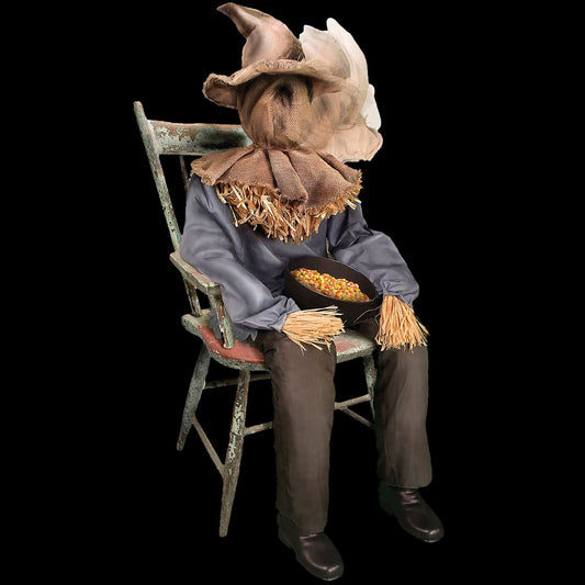  Sitting Scarecrow Prop