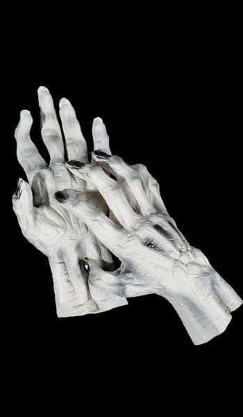  "Skeleton Deluxe Latex Hands" Halloween Costume Gloves