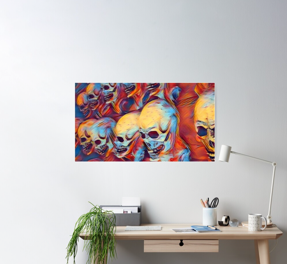  Skull Poster
