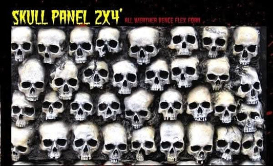  "Skull Wall Panel" Haunted House Facade