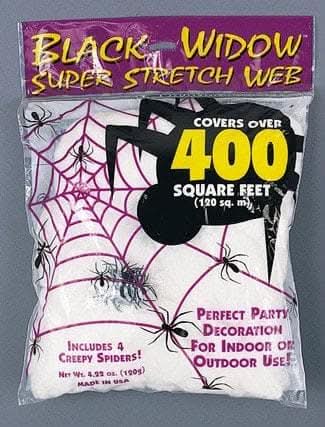  "Spider Web Bag - 400 Sqft" Haunted House Decoration