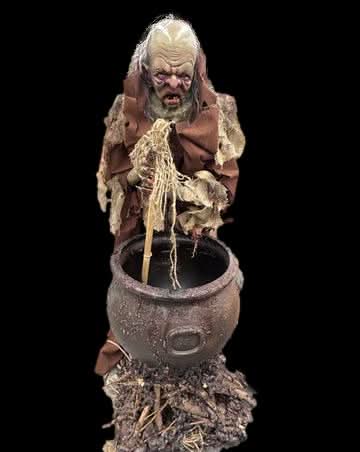  Stirring Witch Animatronic" Professional Halloween Animatronic